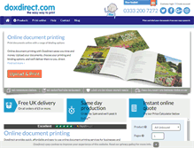 Tablet Screenshot of doxdirect.com